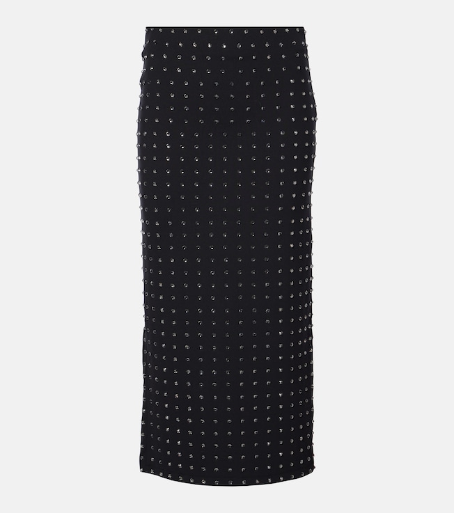 Nome crystal-embellished midi skirt | Sportmax