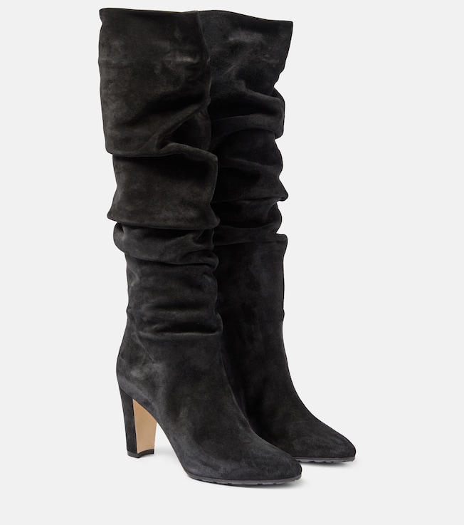 Calassohi 90 suede mid-calf boots | Manolo Blahnik