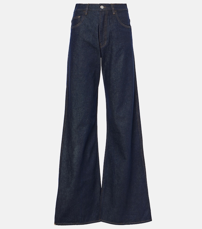 High-rise wide-leg jeans | Coperni