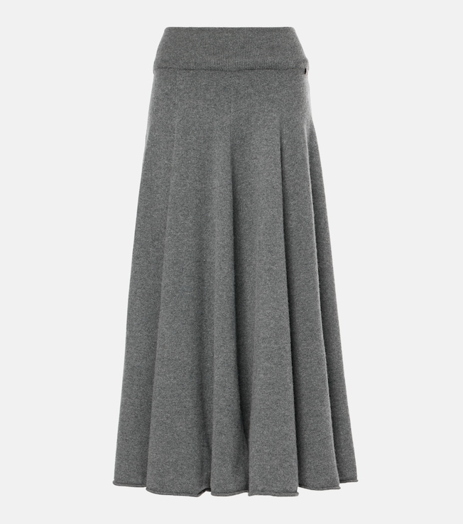 N°313 Twirl cashmere-blend maxi skirt | Extreme Cashmere