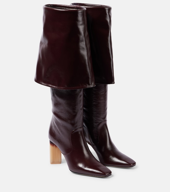 Georgia 90 leather knee-high boots | Chloé