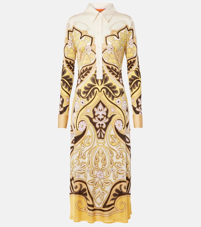 Perry printed midi dress | La DoubleJ