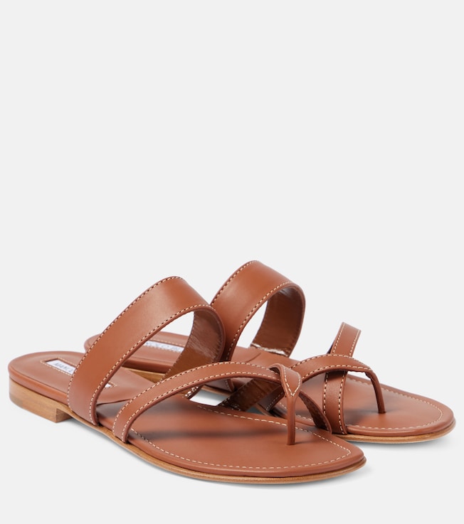 Susacru leather sandals  | Manolo Blahnik