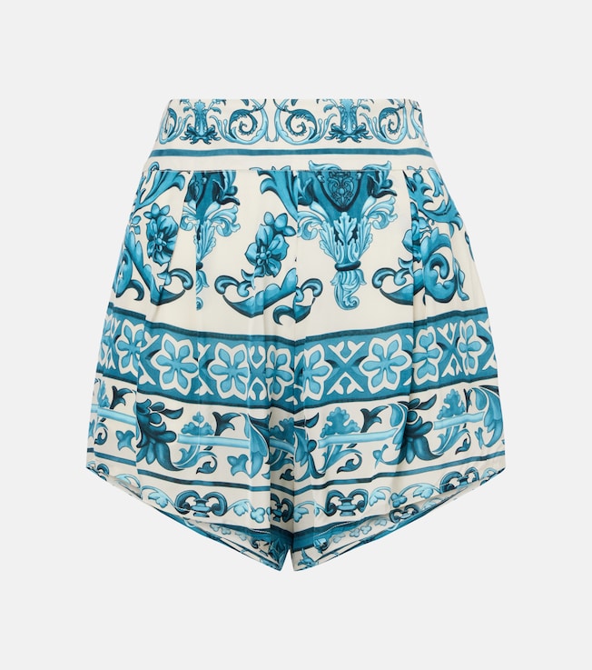 Printed high-rise shorts | Adriana Degreas