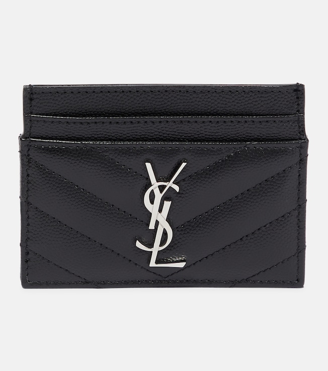 Cassandre leather card holder | Saint Laurent