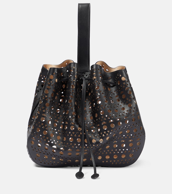 Rose Marie 28 Vienne leather tote bag  | Alaïa