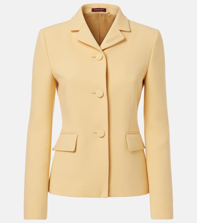 Wool crêpe jacket | Gucci