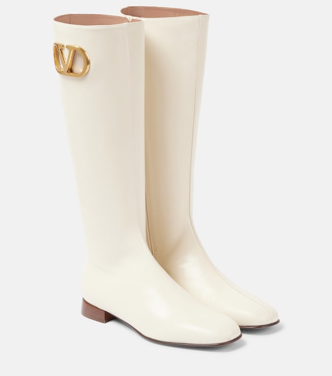 VLogo Signature leather boots | Valentino Garavani