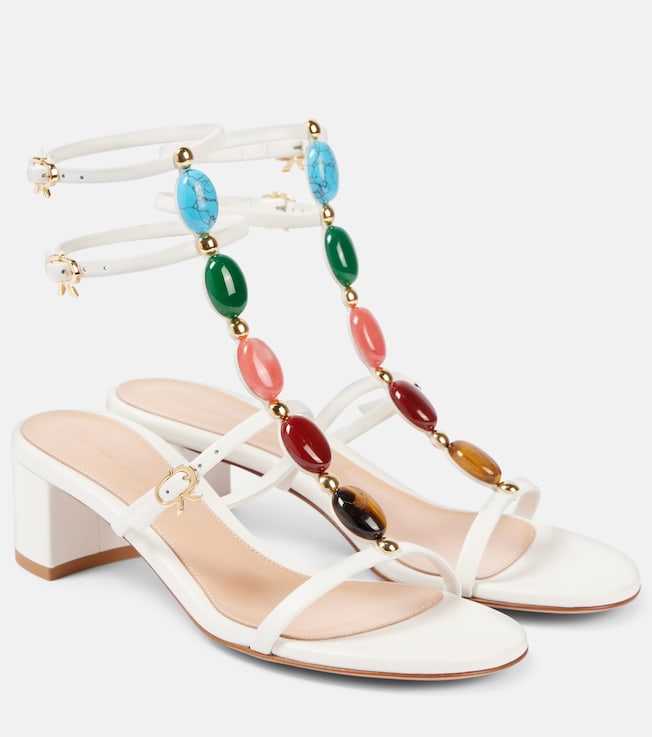 45 embellished leather sandals | Gianvito Rossi