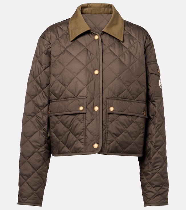 Chitre quilted canvas-trimmed jacket | Moncler