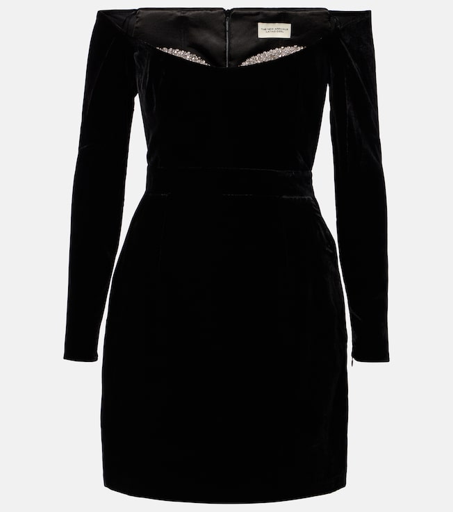 Farah crystal-embellished silk minidress | The New Arrivals Ilkyaz Ozel