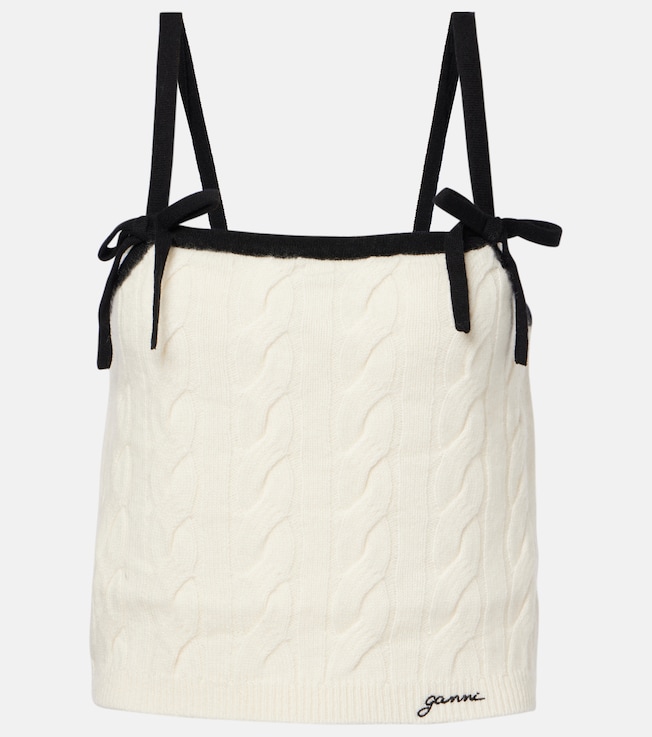Wool and cashmere top | Ganni