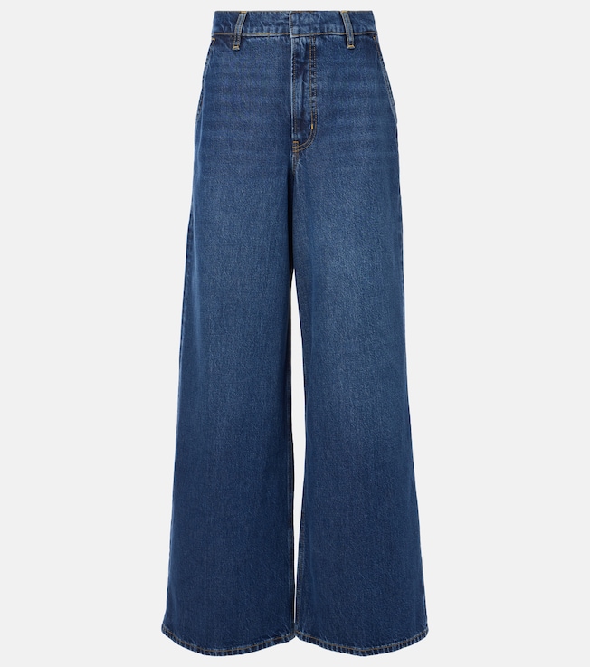 High-rise wide-leg jeans | Frame