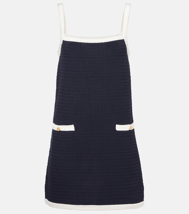 Knitted cotton-blend minidress | Gucci