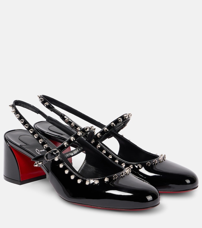 Janispikes 55 patent leather Mary Jane pumps | Christian Louboutin