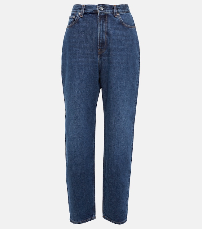 High-rise tapered jeans | Toteme