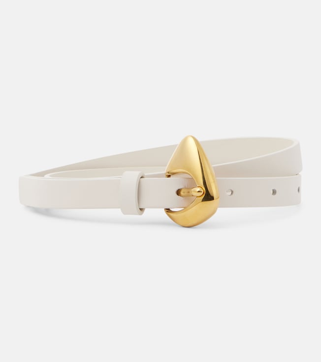 Fin leather belt | Bottega Veneta