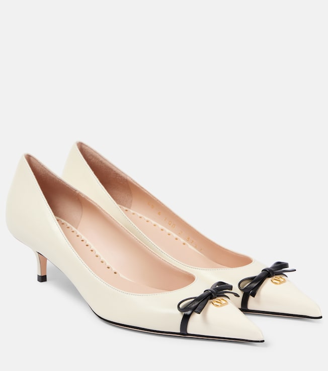 Bepointy 45 bow-detail leather pumps | Valentino Garavani
