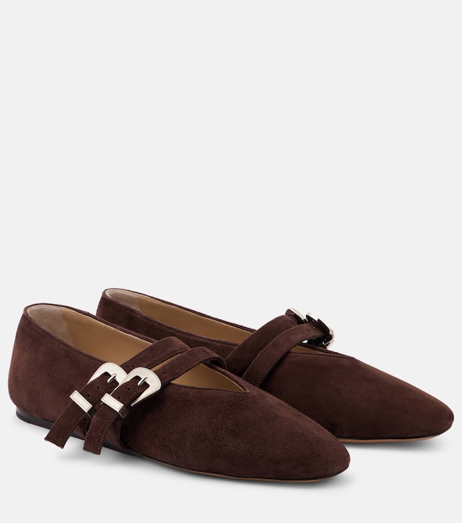 Claudia suede Mary Jane flats | Le Monde Béryl