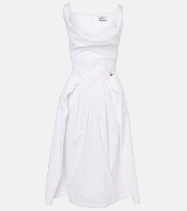 Sunday cotton corset midi dress | Vivienne Westwood