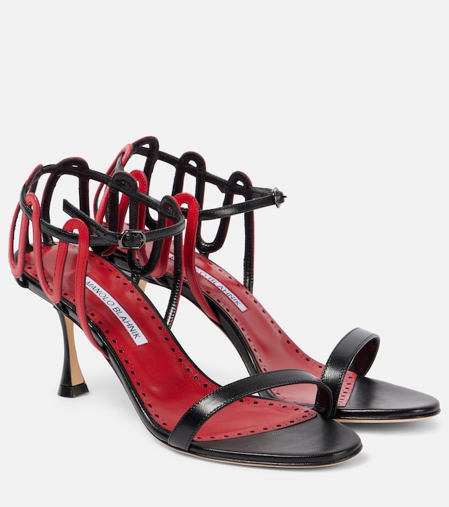 Chafarsan 70 leather sandals | Manolo Blahnik