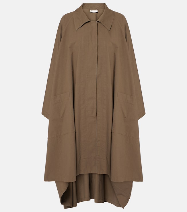 Leins cotton poplin coat | The Row