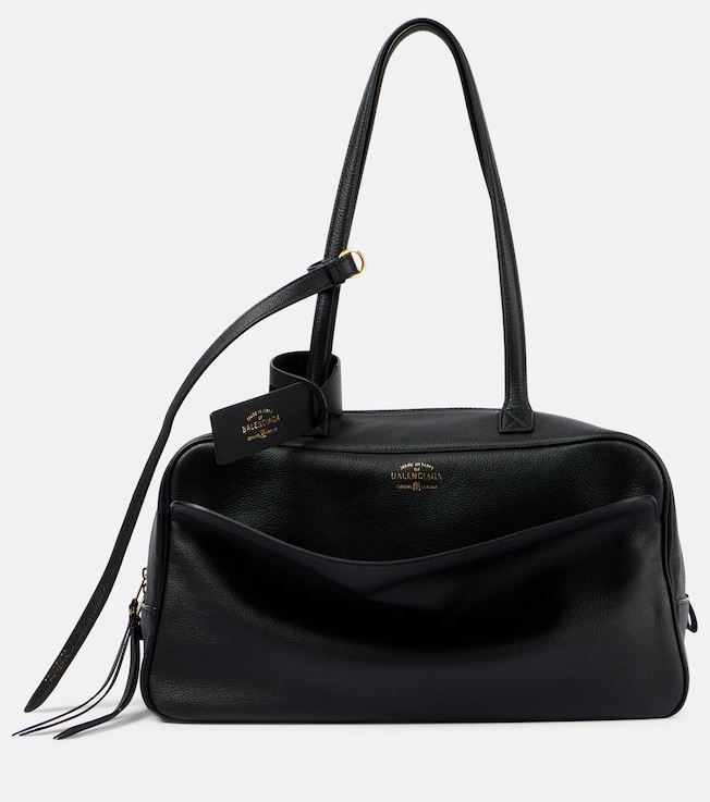 Carrie Medium leather bowling bag | Balenciaga