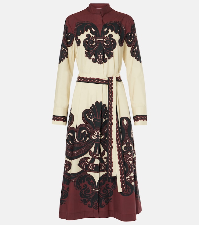 Sundowner printed cotton poplin midi dress | La DoubleJ