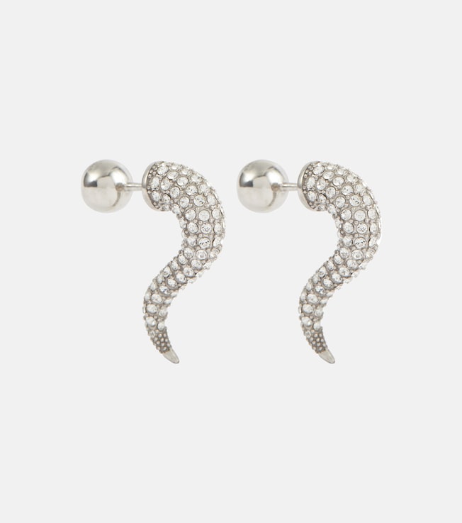 Force Horn silver earrings | Balenciaga