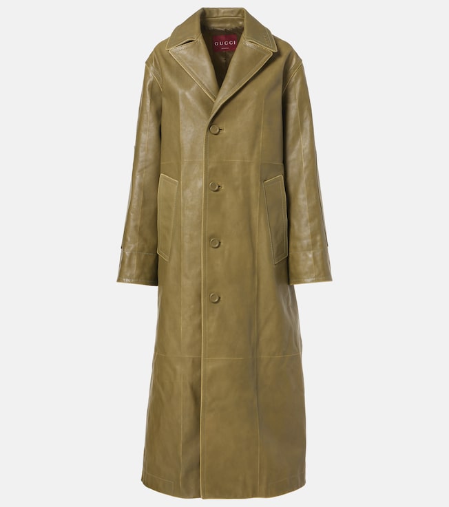 Leather coat | Gucci