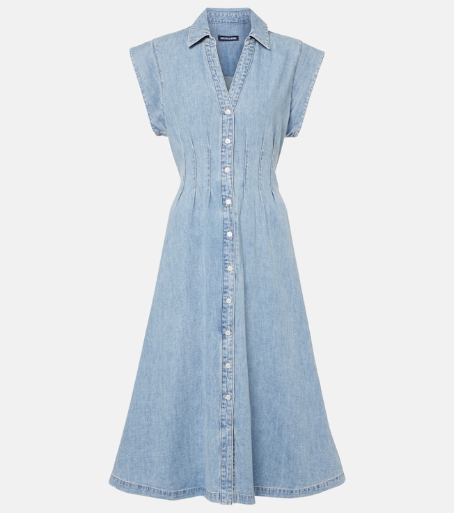 Ruben denim midi dress | Veronica Beard