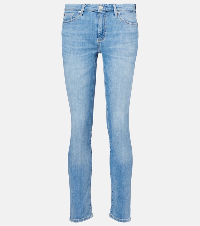 Prima Ankle mid-rise skinny jeans | AG Jeans