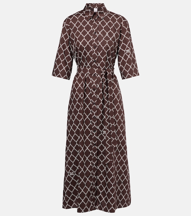 Daniel printed cotton shirt dress | Max Mara