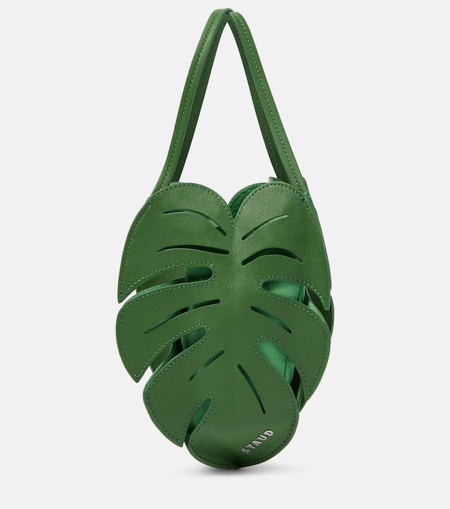 Palm Mini leather tote bag | Staud
