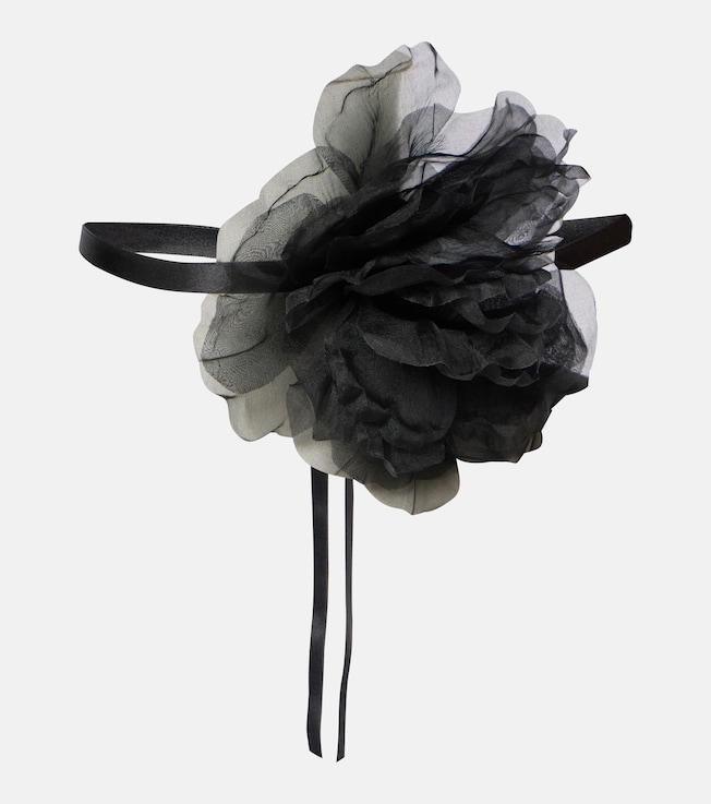 Floral-appliqué headband | Jennifer Behr