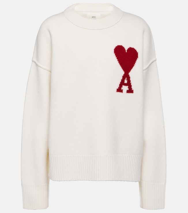 Ami De Cœur virgin wool sweater | Ami Paris
