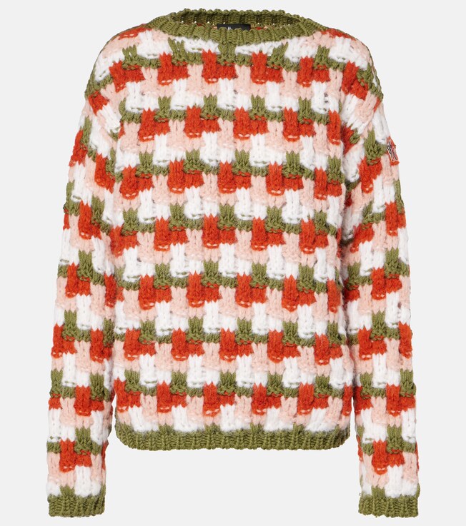 Woven alpaca and wool-blend sweater | Moncler Grenoble