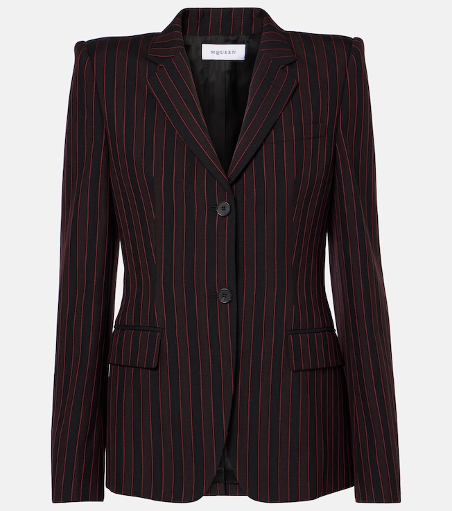 Striped wool blazer | McQueen