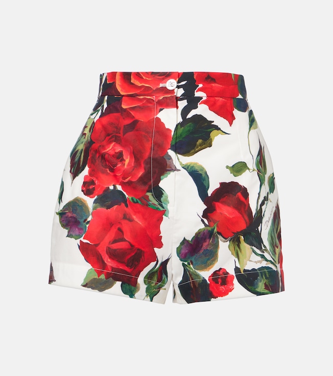 Floral cotton shorts | Dolce&Gabbana