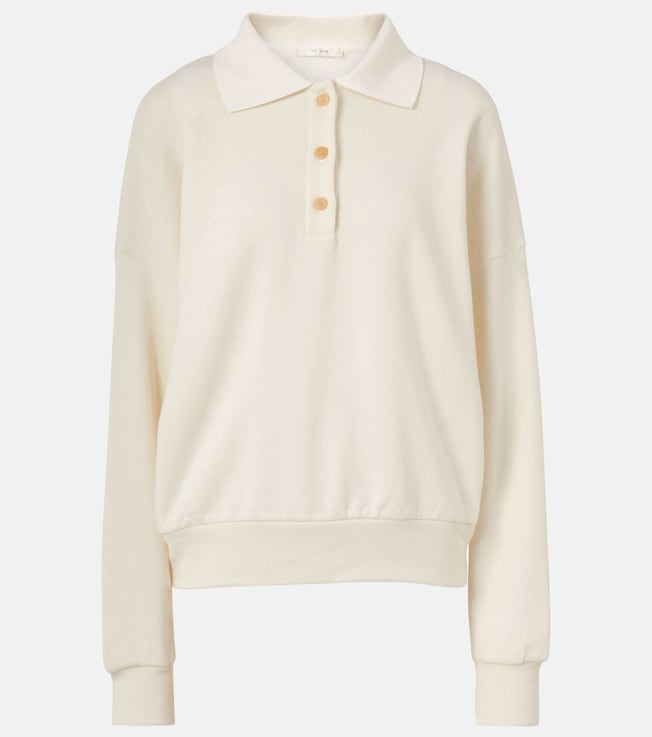 Corzas cotton and cashmere polo sweater | The Row