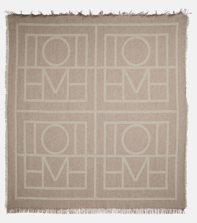 Logo wool and cashmere scarf | Toteme