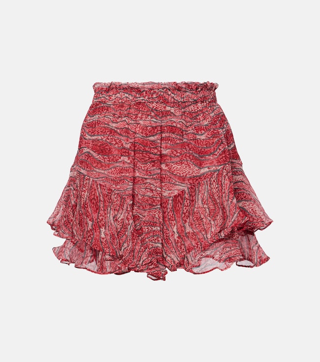 Sornel ruffled printed shorts | Marant Etoile