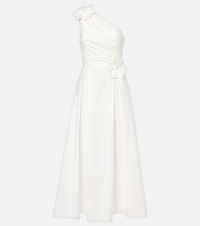 Cotton popeline midi dress | Elie Saab