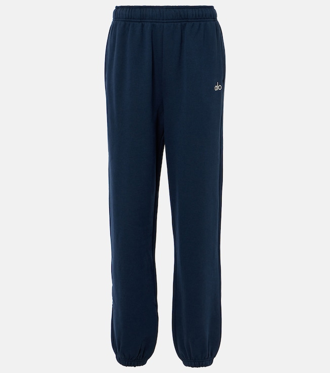 Accolade cotton-blend sweatpants | Alo Yoga