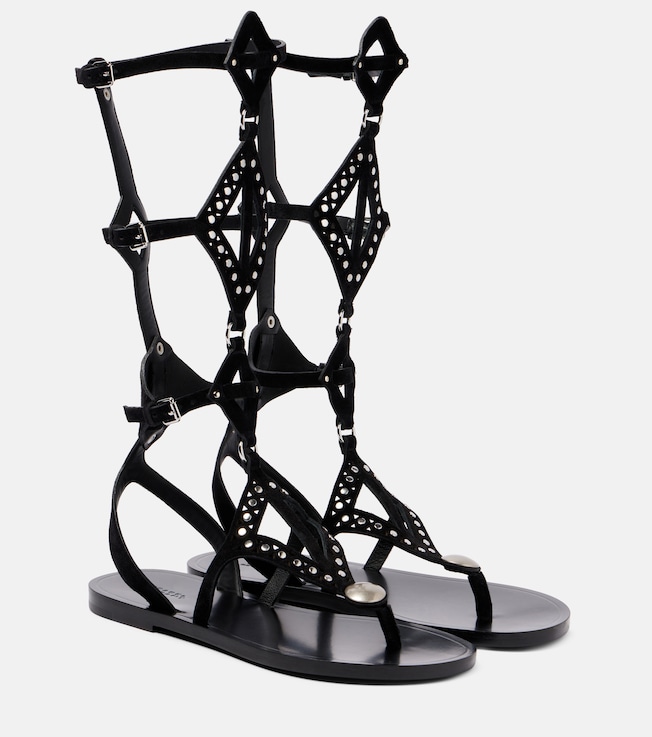 Boham cutout suede gladiator sandals | Isabel Marant